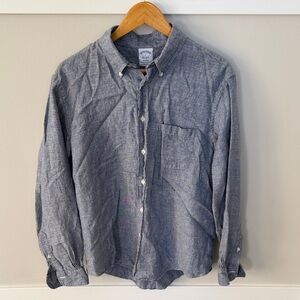 Brooks Brothers Gray Casual Button-Down Shirt